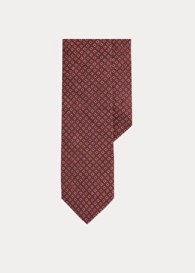 Men's Polo Ralph Lauren Neat Linen Narrow Ties | 873651HBU